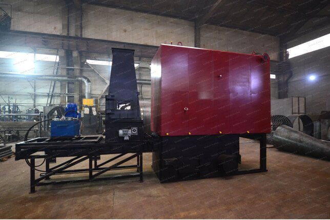 Котел 1100 кВт на опилках с автоматической подачей